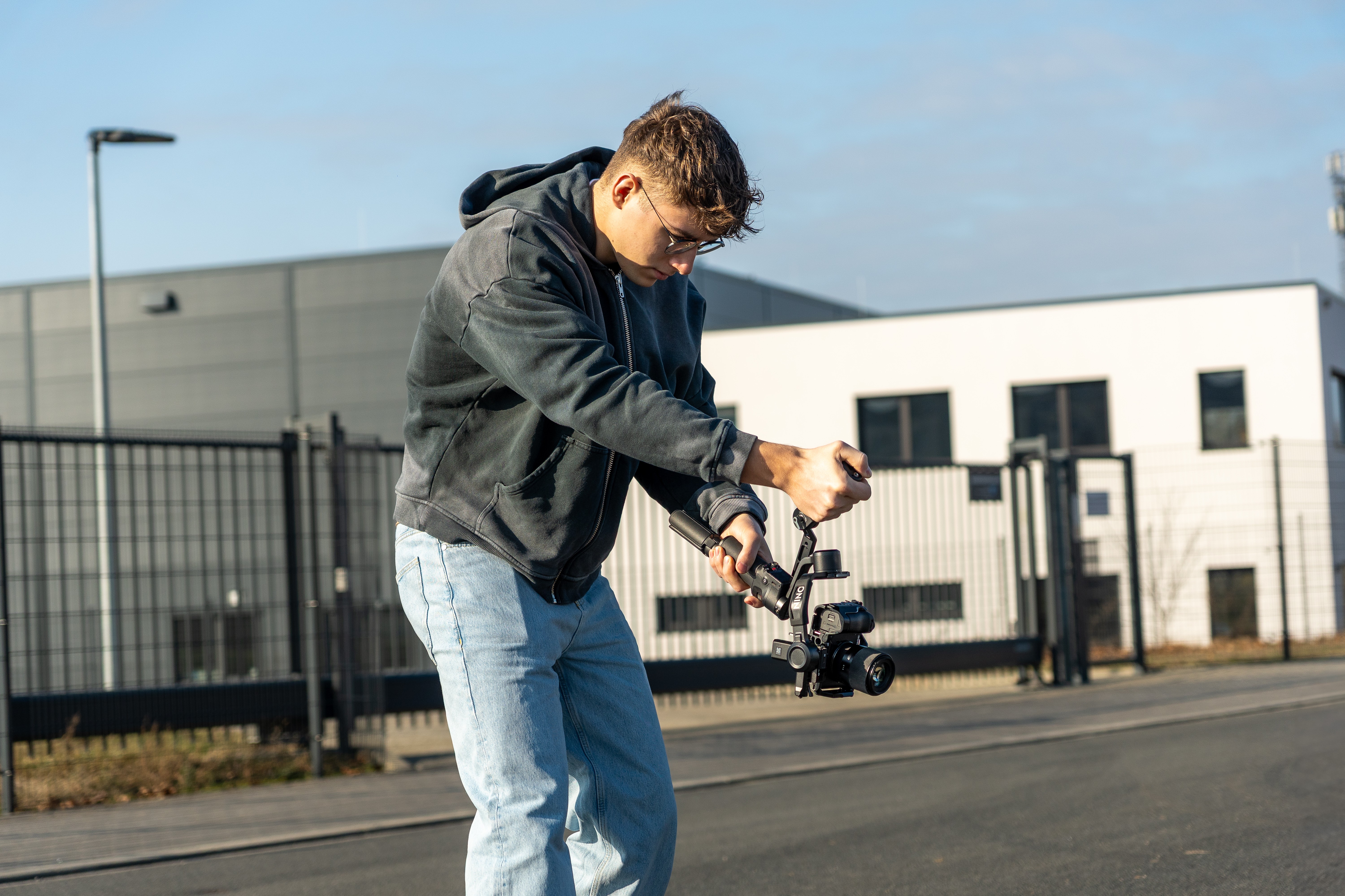 Anton bei einer Messeproduktion