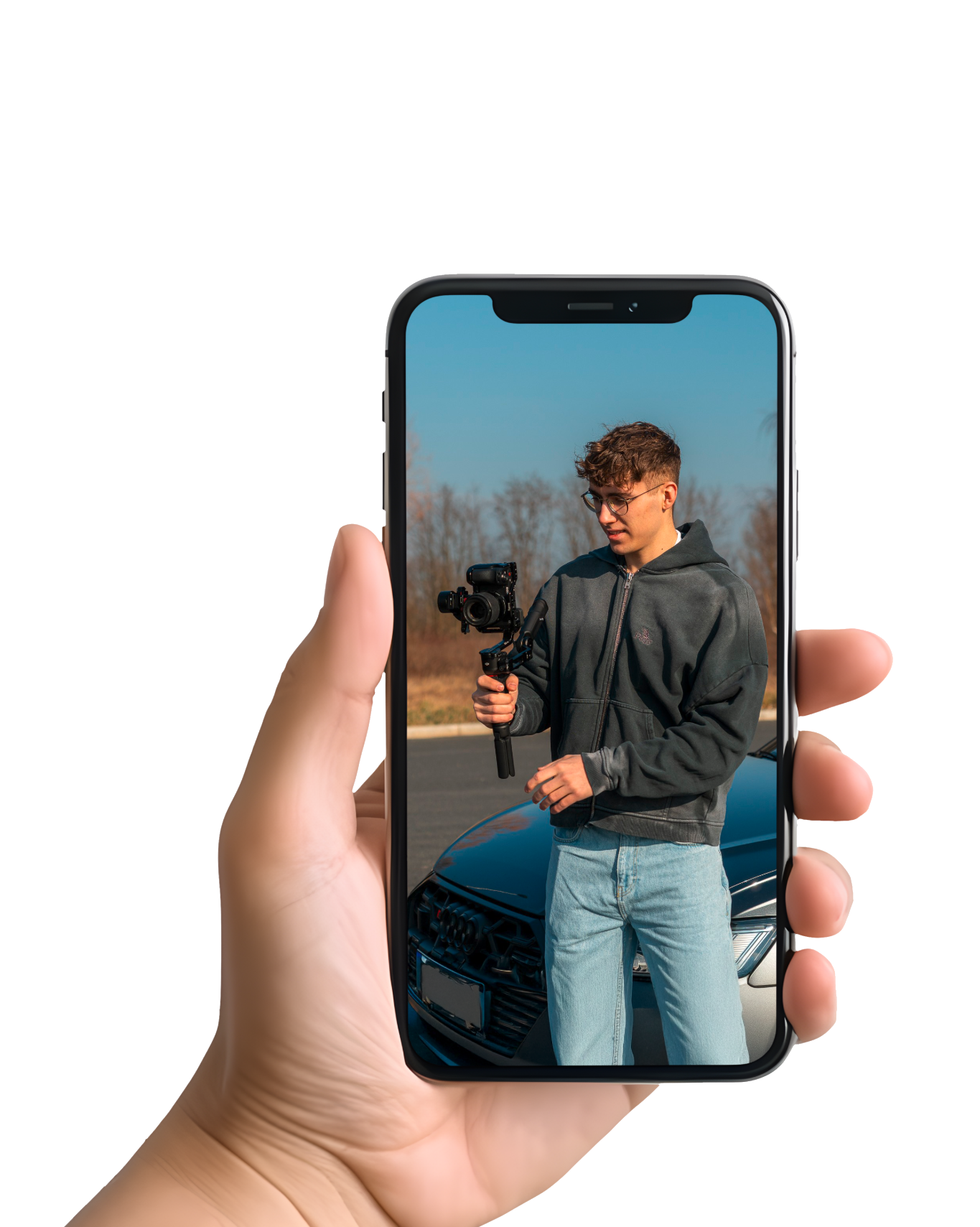 Anton auf dem Smartphone-Display